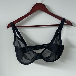Cuup Bra, Size 32G, Plunge Style, In Colour Black, Barley Worn,